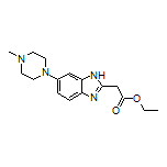 Ethyl 2-[6-(4-Methyl-1-piperazinyl)-2-benzimidazolyl]acetate