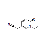 2-(1-Ethyl-6-oxo-1,6-dihydro-3-pyridyl)acetonitrile