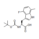 Boc-4-fluoro-7-methyl-L-tryptophan