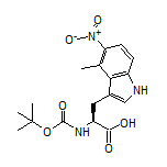 Boc-4-methyl-5-nitro-L-tryptophan