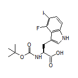 Boc-4-fluoro-5-iodo-L-tryptophan