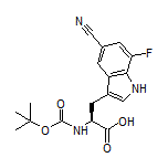 Boc-5-cyano-7-fluoro-L-tryptophan