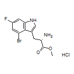 4-Bromo-6-fluoro-L-tryptophan Methyl Ester Hydrochloride