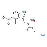 4-Methyl-5-nitro-L-tryptophan Methyl Ester Hydrochloride