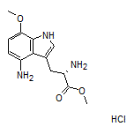 4-Amino-7-methoxy-L-tryptophan Methyl Ester Hydrochloride