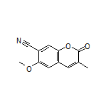 6-Methoxy-3-methyl-2-oxo-2H-chromene-7-carbonitrile