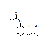 3-Methyl-2-oxo-2H-chromen-8-yl Propionate