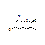 8-Bromo-6-chloro-3-methyl-2H-chromen-2-one