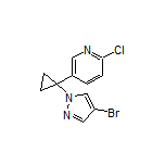 5-[1-(4-Bromo-1-pyrazolyl)cyclopropyl]-2-chloropyridine