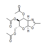 (3aR,5R,6S,7R,7aR)-5-(Acetoxymethyl)-2-methyl-5,6,7,7a-tetrahydro-3aH-pyrano[3,2-d]oxazole-6,7-diyl Diacetate