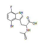 N-Acetyl-4-bromo-7-fluoro-DL-tryptophan