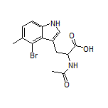 N-Acetyl-4-bromo-5-methyl-DL-tryptophan