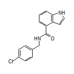 N-(4-Chlorobenzyl)-1H-indole-4-carboxamide