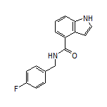 N-(4-Fluorobenzyl)-1H-indole-4-carboxamide