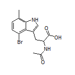 N-Acetyl-4-bromo-7-methyl-DL-tryptophan