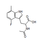 N-Acetyl-4-fluoro-7-methyl-DL-tryptophan