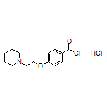 4-[2-(1-Piperidyl)ethoxy]benzoyl Chloride Hydrochloride