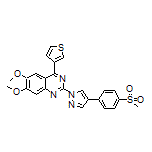 6,7-Dimethoxy-2-[4-[4-(methylsulfonyl)phenyl]-1-pyrazolyl]-4-(3-thienyl)quinazoline