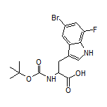 Boc-5-bromo-7-fluoro-DL-tryptophan