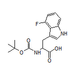 Boc-4-fluoro-DL-tryptophan