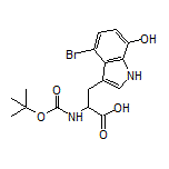 Boc-4-bromo-7-hydroxy-DL-tryptophan