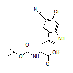 Boc-6-chloro-5-cyano-DL-tryptophan