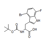 Boc-4-bromo-7-fluoro-DL-tryptophan