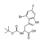 Boc-4-bromo-6-fluoro-DL-tryptophan