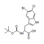 Boc-5-bromo-6-chloro-DL-tryptophan