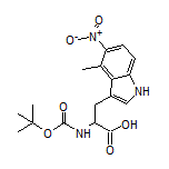 Boc-4-methyl-5-nitro-DL-tryptophan