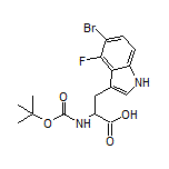 Boc-5-bromo-4-fluoro-DL-tryptophan