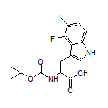 Boc-4-fluoro-5-iodo-DL-tryptophan