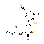 Boc-5-cyano-7-fluoro-DL-tryptophan