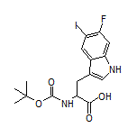 Boc-6-fluoro-5-iodo-DL-tryptophan