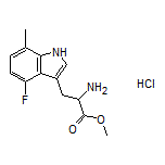 4-Fluoro-7-methyl-DL-tryptophan Methyl Ester Hydrochloride