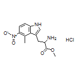 4-Methyl-5-nitro-DL-tryptophan Methyl Ester Hydrochloride