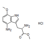 4-Amino-7-methoxy-DL-tryptophan Methyl Ester Hydrochloride