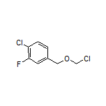 1-Chloro-4-[(chloromethoxy)methyl]-2-fluorobenzene