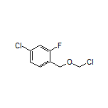 4-Chloro-1-[(chloromethoxy)methyl]-2-fluorobenzene