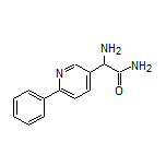 2-Amino-2-(6-phenyl-3-pyridyl)acetamide