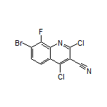 7-Bromo-2,4-dichloro-8-fluoroquinoline-3-carbonitrile