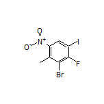 3-Bromo-2-fluoro-1-iodo-4-methyl-5-nitrobenzene