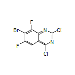 7-Bromo-2,4-dichloro-6,8-difluoroquinazoline