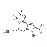 4-Chloro-7-[[2-(trimethylsilyl)ethoxy]methyl]-7H-pyrrolo[2,3-d]pyrimidine-6-boronic Acid Pinacol Ester