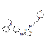 N4-(9-Ethyl-9H-carbazol-3-yl)-N2-(3-morpholinopropyl)pyrimidine-2,4-diamine