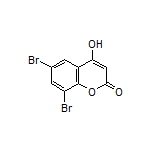 6,8-Dibromo-4-hydroxycoumarin