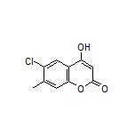 6-Chloro-4-hydroxy-7-methylcoumarin