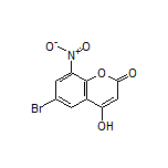 6-Bromo-4-hydroxy-8-nitrocoumarin