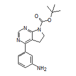 3-(7-Boc-6,7-dihydro-5H-pyrrolo[2,3-d]pyrimidin-4-yl)aniline