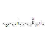 N-Methoxy-4-[(2-methoxyethyl)(methyl)amino]-N-methylbutanamide